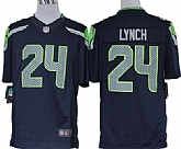 Nike Limited Seattle Seahawks #24 Marshawn Lynch Blue Jerseys,baseball caps,new era cap wholesale,wholesale hats