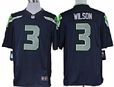 Nike Limited Seattle Seahawks #3 Russell Wilson Blue Jerseys,baseball caps,new era cap wholesale,wholesale hats