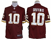 Nike Limited Washington Redskins #10 Robert Griffin III Red Jerseys,baseball caps,new era cap wholesale,wholesale hats