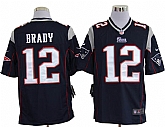 Nike New England Patriots #12 Tom Brady Game Blue Jerseys,baseball caps,new era cap wholesale,wholesale hats