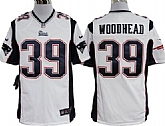 Nike New England Patriots #39 Danny Woodhead White Game Jerseys,baseball caps,new era cap wholesale,wholesale hats