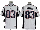 Nike New England Patriots #83 Wes Welker Game White Jerseys,baseball caps,new era cap wholesale,wholesale hats