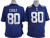 Nike New York Giants #80 Victor Cruz Game Blue Jerseys,baseball caps,new era cap wholesale,wholesale hats