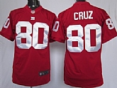 Nike New York Giants #80 Victor Cruz Red Game Jerseys,baseball caps,new era cap wholesale,wholesale hats