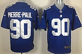 Nike New York Giants #90 Jason Pierre-Paul Game Blue Jerseys,baseball caps,new era cap wholesale,wholesale hats