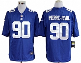 Nike New York Giants #90 PIERRE PAUL blue game Jerseys,baseball caps,new era cap wholesale,wholesale hats