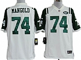Nike New York Jets #74 Nick Mangold White Game Jerseys,baseball caps,new era cap wholesale,wholesale hats