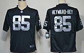 Nike Oakland Raiders #85 Darrius Heyward-Bey Black Game Jerseys,baseball caps,new era cap wholesale,wholesale hats