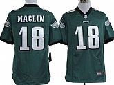 Nike Philadelphia Eagles #18 Jeremy Maclin Dark Green Game Jerseys,baseball caps,new era cap wholesale,wholesale hats