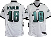 Nike Philadelphia Eagles #18 Jeremy Maclin White Game Jerseys,baseball caps,new era cap wholesale,wholesale hats