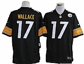 Nike Pittsburgh Steelers #17 Mike Wallace Game Black Jerseys,baseball caps,new era cap wholesale,wholesale hats