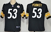 Nike Pittsburgh Steelers #53 Maurkice Pouncey Game Black Jerseys,baseball caps,new era cap wholesale,wholesale hats