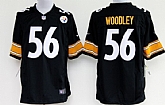 Nike Pittsburgh Steelers #56 Lamarr Woodley Game Black Jerseys,baseball caps,new era cap wholesale,wholesale hats