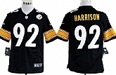 Nike Pittsburgh Steelers #92 James Harrison Black Game Jerseys,baseball caps,new era cap wholesale,wholesale hats