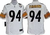 Nike Pittsburgh Steelers #94 Lawrence Timmons White Game Jerseys,baseball caps,new era cap wholesale,wholesale hats