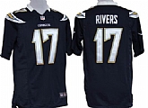 Nike San Diego Chargers #17 Philip Rivers Navy Blue Game Jerseys,baseball caps,new era cap wholesale,wholesale hats