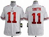 Nike San Francisco 49ers #11 Alex Smith Game White Jerseys,baseball caps,new era cap wholesale,wholesale hats