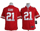 Nike San Francisco 49ers #21 Frank Gore Game Red Jerseys,baseball caps,new era cap wholesale,wholesale hats