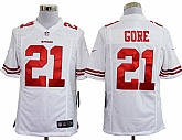 Nike San Francisco 49ers #21 Frank Gore Game White Jerseys,baseball caps,new era cap wholesale,wholesale hats