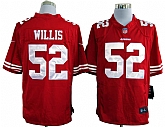 Nike San Francisco 49ers #52 Patrick Willis Game Red Jerseys,baseball caps,new era cap wholesale,wholesale hats