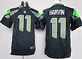 Nike Seattle Seahawks #11 Percy Harvin Blue Game Jerseys,baseball caps,new era cap wholesale,wholesale hats