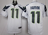 Nike Seattle Seahawks #11 Percy Harvin White Game Jerseys,baseball caps,new era cap wholesale,wholesale hats