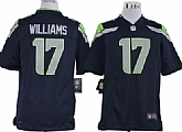 Nike Seattle Seahawks #17 Mike Williams Blue Game Jerseys,baseball caps,new era cap wholesale,wholesale hats