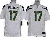 Nike Seattle Seahawks #17 Mike Williams White Game Jerseys,baseball caps,new era cap wholesale,wholesale hats