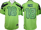 Nike Seattle Seahawks #18 Sidney Rice Green Game Jerseys,baseball caps,new era cap wholesale,wholesale hats