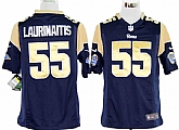 Nike St. Louis Rams #55 James Laurinaitis Game Navy Blue Jerseys,baseball caps,new era cap wholesale,wholesale hats