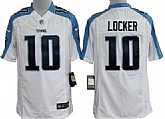 Nike Tennessee Titans #10 Jake Locker White Game Jerseys,baseball caps,new era cap wholesale,wholesale hats