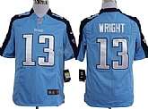 Nike Tennessee Titans #13 Kendall Wright Game Light Blue Jerseys,baseball caps,new era cap wholesale,wholesale hats