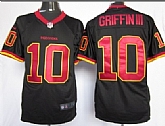 Nike Washington Redskins #10 Robert Griffin III Black Game Jerseys,baseball caps,new era cap wholesale,wholesale hats
