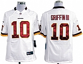 Nike Washington Redskins #10 Robert Griffin III Game White Jerseys,baseball caps,new era cap wholesale,wholesale hats