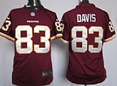 Nike Washington Redskins #83 Fred Davis Red Game Jerseys,baseball caps,new era cap wholesale,wholesale hats