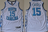 North Carolina Tar Heels #15 Vince Carter White Swingman Jerseys,baseball caps,new era cap wholesale,wholesale hats