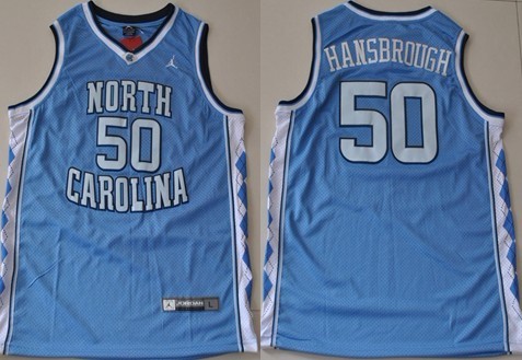 North Carolina Tar Heels #50 Tyler Hansbrough Light Blue Swingman Jerseys