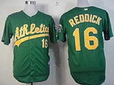 Oakland Athletics #16 Josh Reddick Green Jerseys,baseball caps,new era cap wholesale,wholesale hats