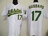 Oakland Athletics #17 Hubbard White M&N Jerseys,baseball caps,new era cap wholesale,wholesale hats