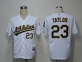 Oakland Athletics #23 Taylor White Cool Base Jerseys,baseball caps,new era cap wholesale,wholesale hats