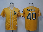 Oakland Athletics #40 Bailey Yellow Jerseys,baseball caps,new era cap wholesale,wholesale hats