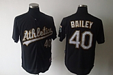 Oakland Athletics #40 bailey black Jerseys,baseball caps,new era cap wholesale,wholesale hats