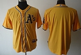 Oakland Athletics Blank Yellow Jerseys,baseball caps,new era cap wholesale,wholesale hats