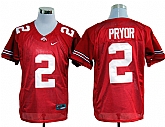 Ohio State Buckeyes #2 Pryor Red NCAA Jerseys,baseball caps,new era cap wholesale,wholesale hats