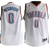 Oklahoma City Thunder #0 Russell Westbrook Revolution 30 Swingman White Jerseys,baseball caps,new era cap wholesale,wholesale hats