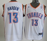 Oklahoma City Thunder #13 James Harden Revolution 30 Swingman White Jerseys,baseball caps,new era cap wholesale,wholesale hats