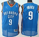 Oklahoma City Thunder #9 Serge Ibaka Blue Swingman Jerseys,baseball caps,new era cap wholesale,wholesale hats