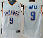 Oklahoma City Thunder #9 Serge Ibaka White Swingman Jerseys,baseball caps,new era cap wholesale,wholesale hats