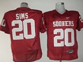 Oklahoma Sooners #20 Sims Red NCAA Jerseys,baseball caps,new era cap wholesale,wholesale hats