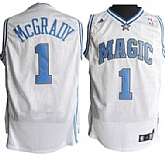Orlando Magic #1 McGrady White Throwback Jerseys,baseball caps,new era cap wholesale,wholesale hats